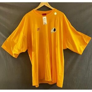 NWT Reebok Washington Redskins NFL Football T-Shirt Gold Yellow Men's 2XL
